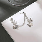 Butterfly Hanging Ear Cuffs